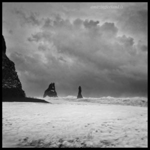 Reynisdrangar basalt columns