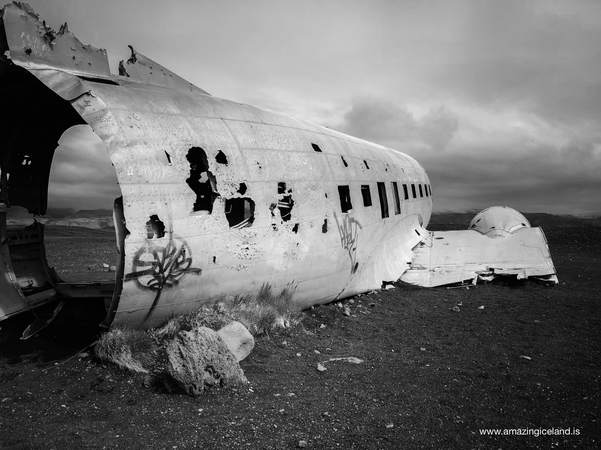 Douglas C-117 Plane wreck on Sólheimasandur on south coast of Iceland