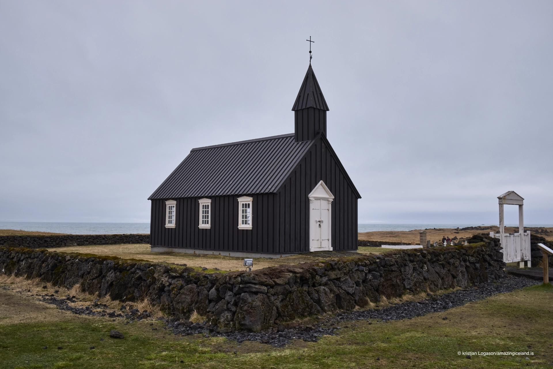 Black church at Budir in Snæfellsnes
