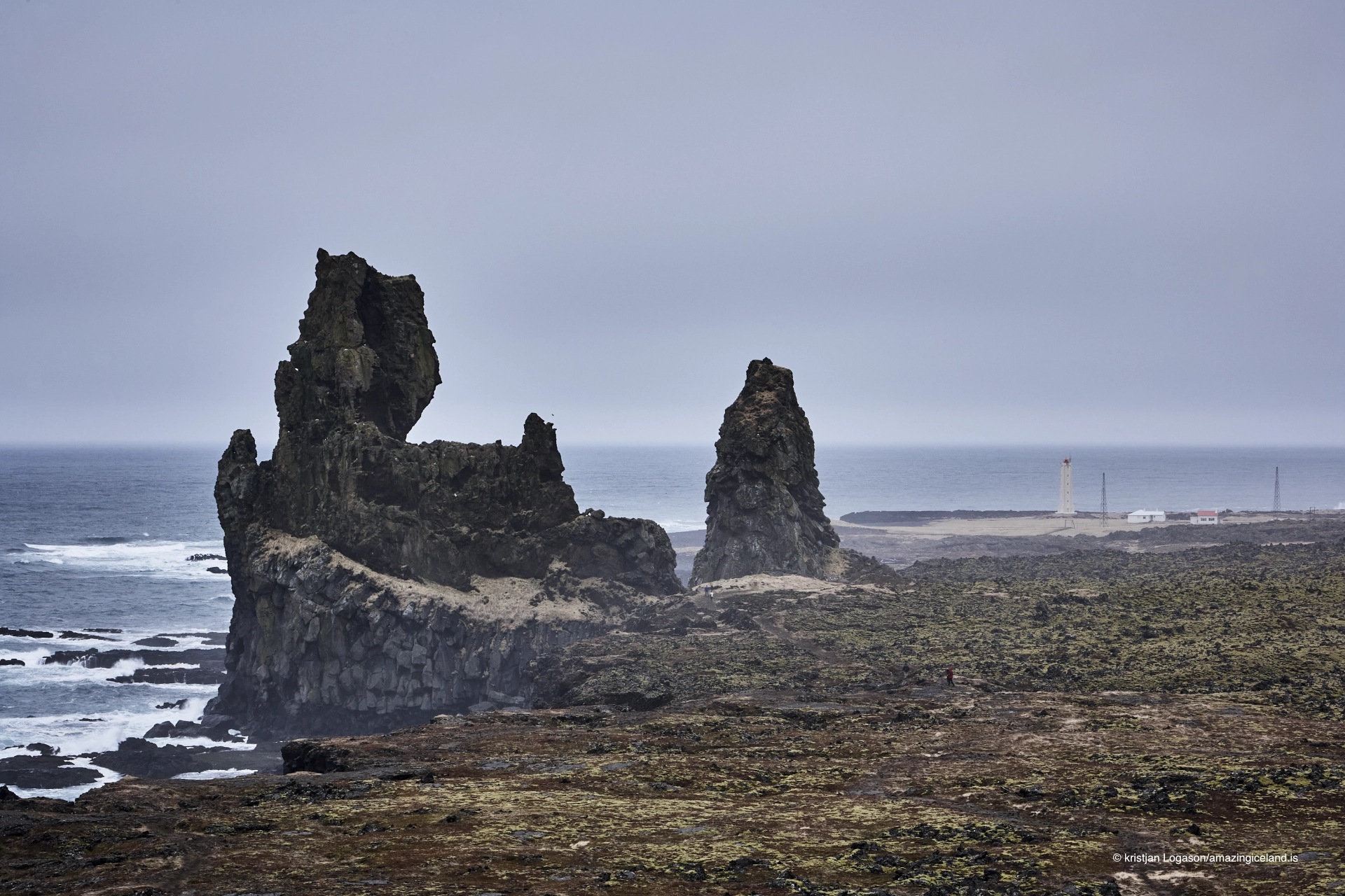 Lóndrangar in Snæfellsnes Peninsula