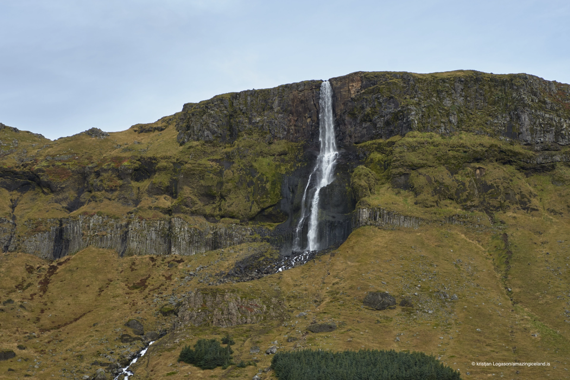 Bjarnarfoss waterfall