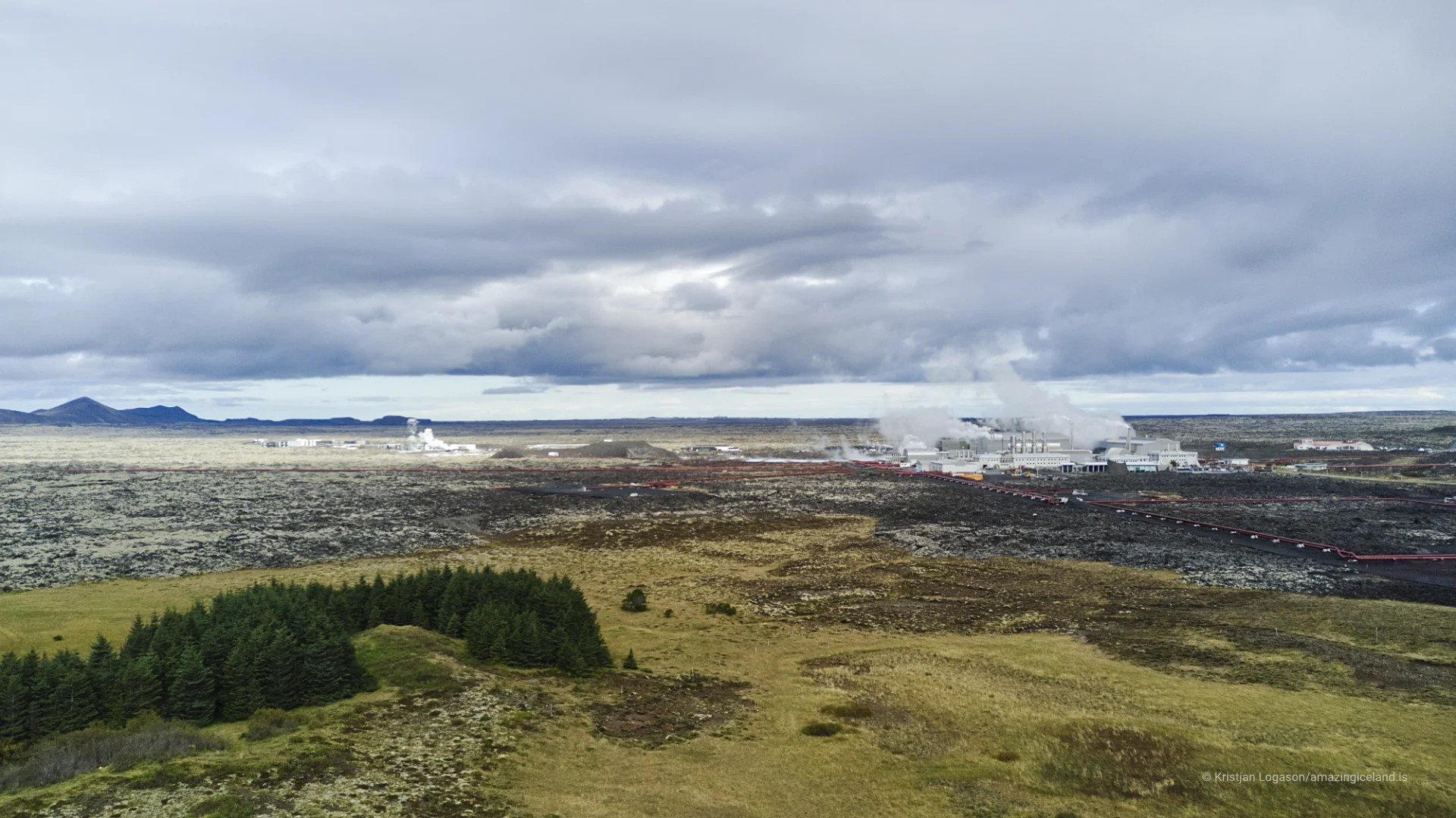 Svartsengi geothermal power plant and Reykjanes peninsula