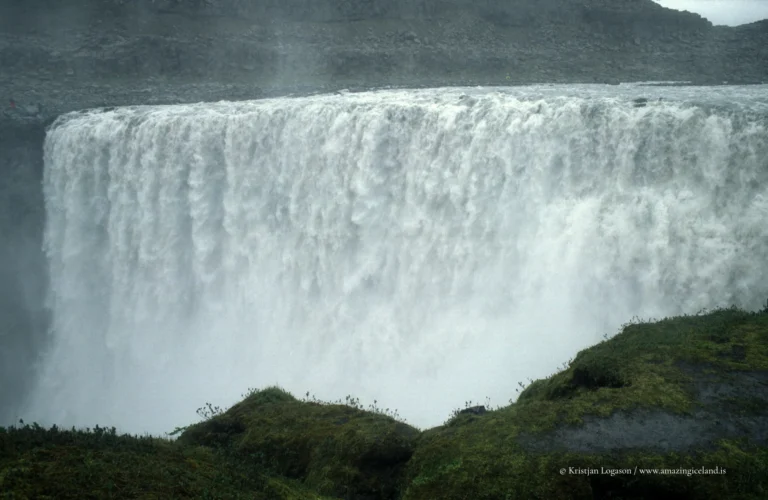 Dettifoss waterfall as Europe’s most powerful waterfall by volume, it represents fluvial force at its upper limit