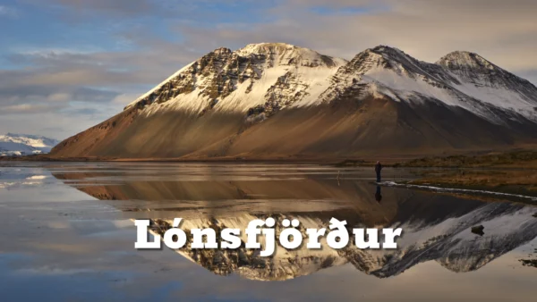 Despite its name, Lónsfjörður is more of a shallow tidal lagoon than a traditional deep fjord.
