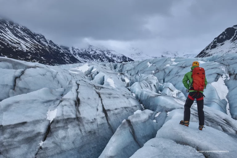 Svínafellsjökull glacier