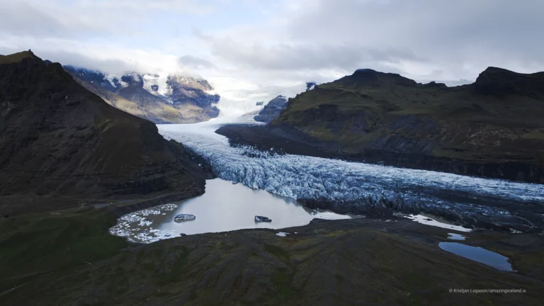 Svínafellsjökull glacier