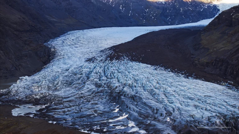 Svínafellsjökull glacier