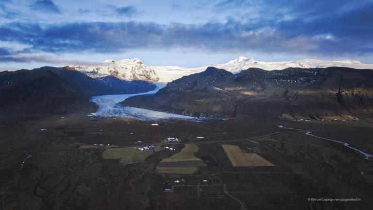 Svínafellsjökull glacier