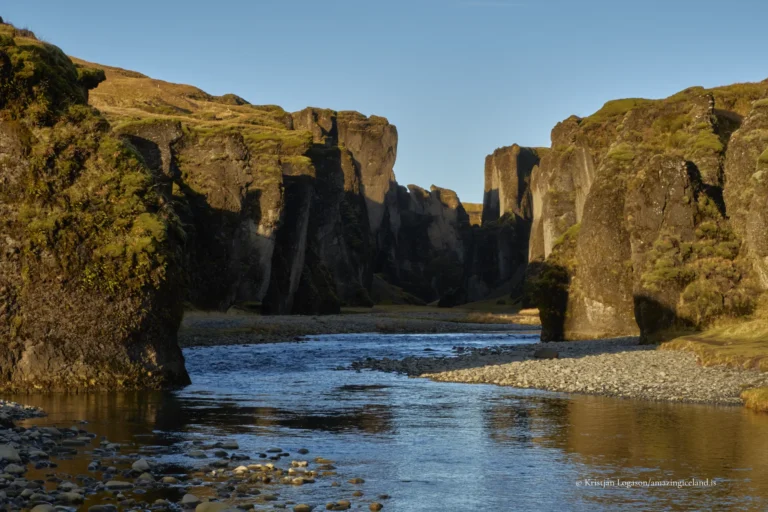 Fjadrargljufur canyon