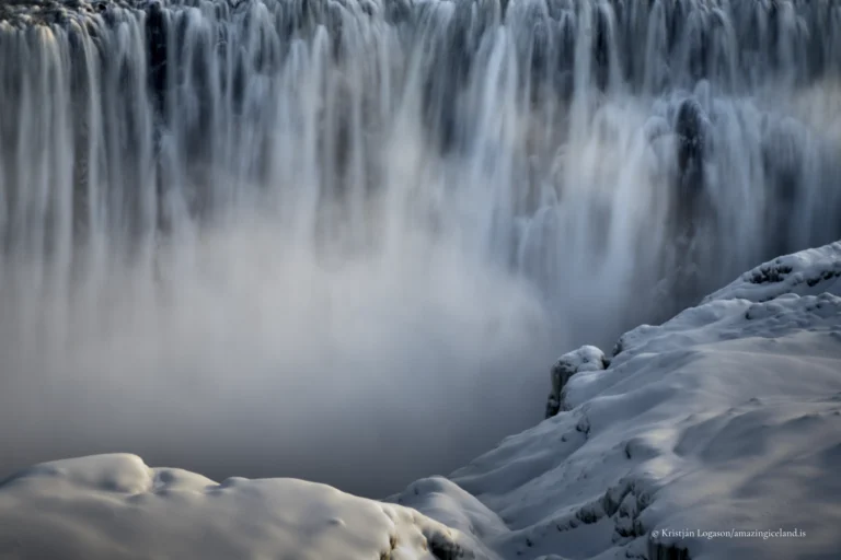 Dettifoss waterfall as Europe’s most powerful waterfall by volume, it represents fluvial force at its upper limit