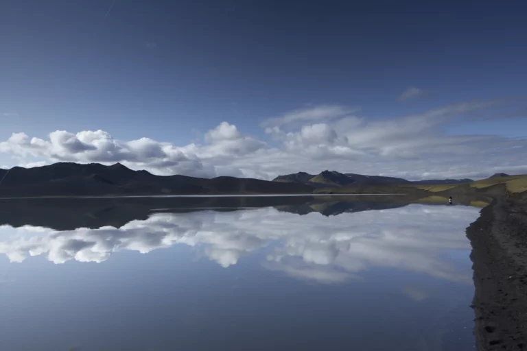 Veiðivötn (“the Fishing Lakes”) is a compact wilderness of roughly fifty crater lakes in Iceland’s central highlands—born from fire in 1477