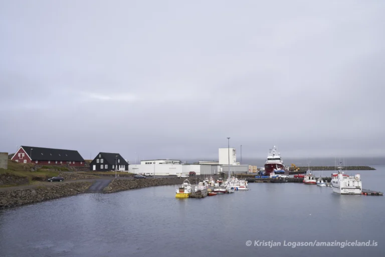 Town of Djúpivogur in east Iceland
