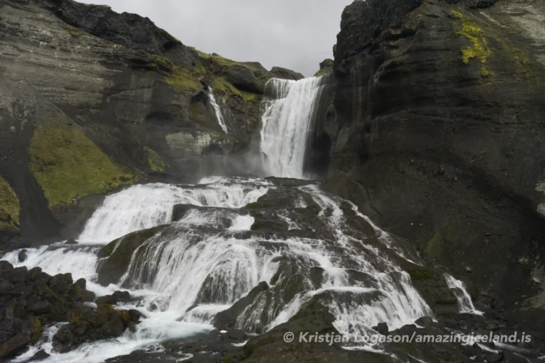 Ofaerufoss waterfall