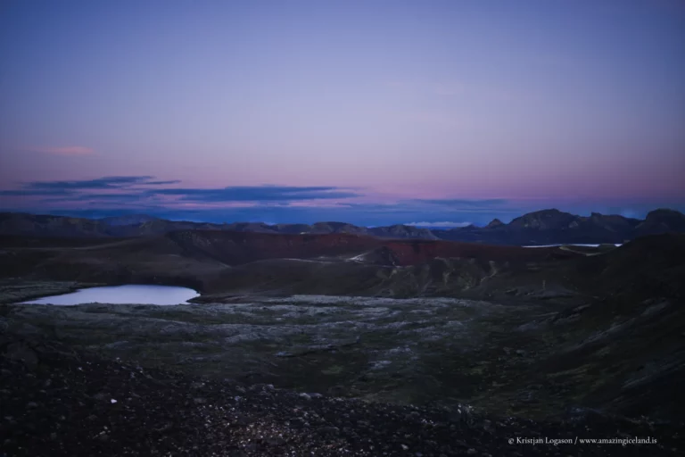Veiðivötn (“the Fishing Lakes”) is a compact wilderness of roughly fifty crater lakes in Iceland’s central highlands—born from fire in 1477