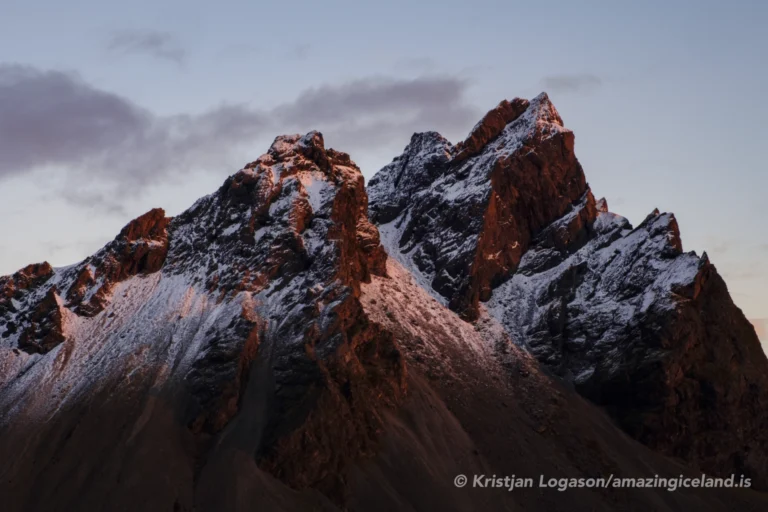 Vestrahorn mountain in east iceland