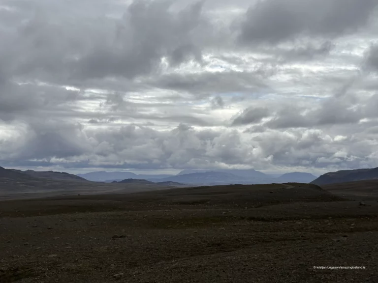 Kaldidalur valley in the highlands of Iceland