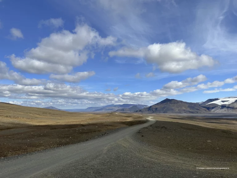 Kaldidalur valley in the highlands of Iceland