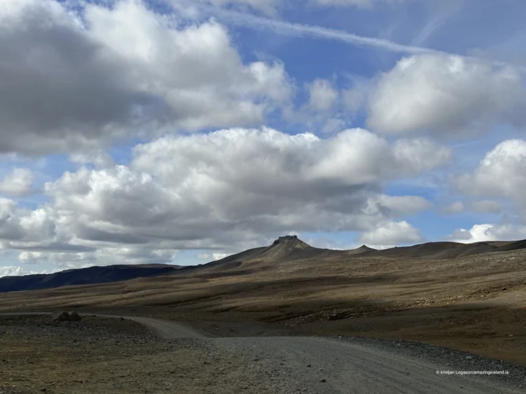 Kaldidalur valley in the highlands of Iceland