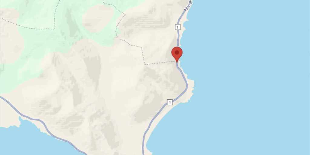 map of hvalnesskridur with a link to google maps