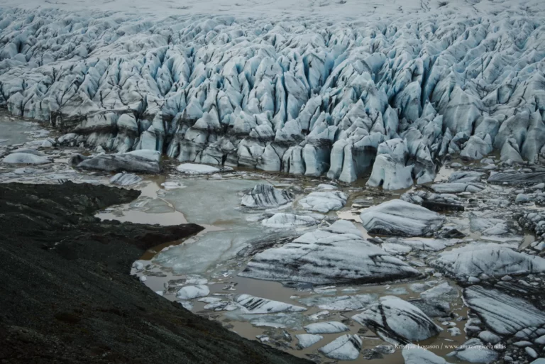Hoffellsjökull Glacier is an outlet glacier of Vatnajökull