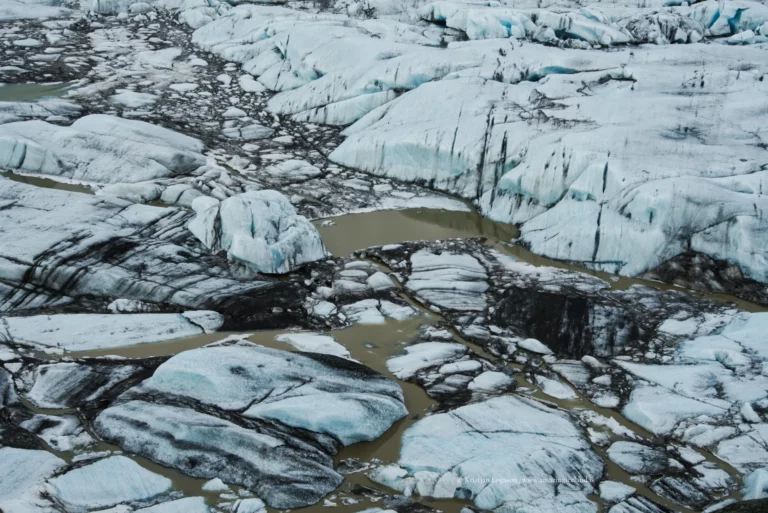 Hoffellsjökull Glacier and hoffells lagoon