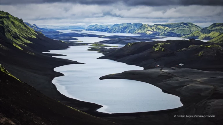 Highland lake Langisjor