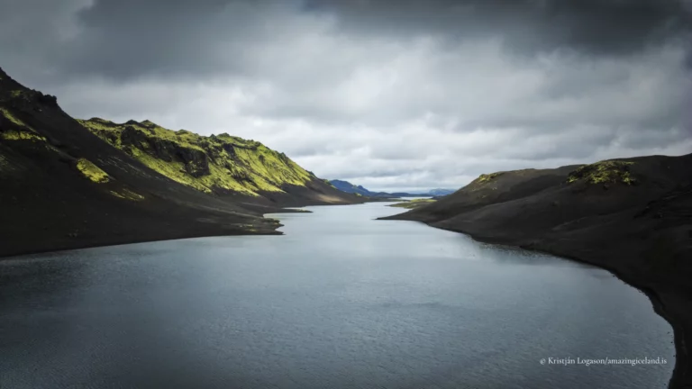 Highland lake Langisjor