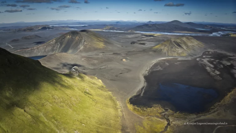 View from Ljótipollur crater lake