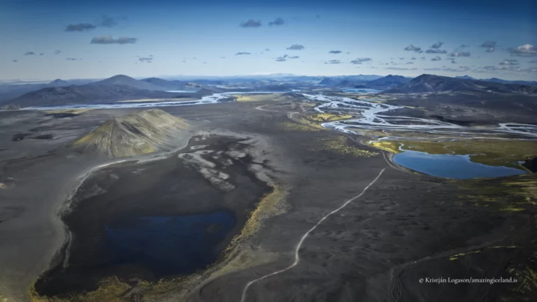 View from Ljótipollur crater lake