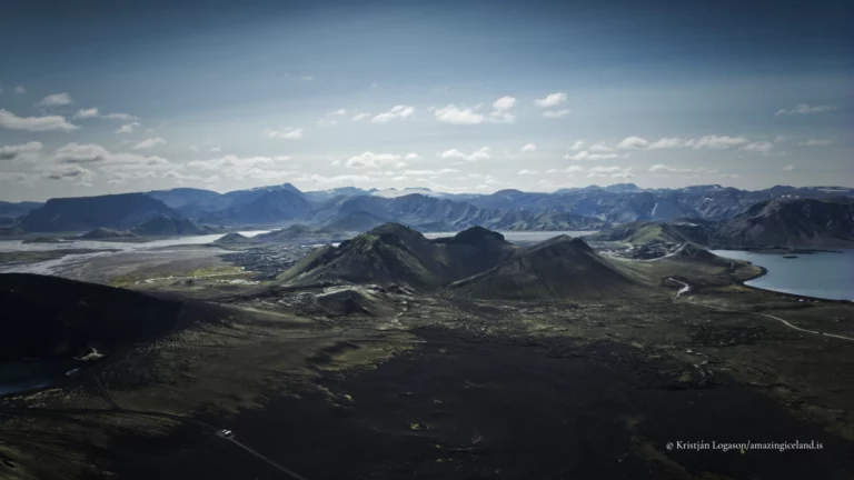 View from Ljótipollur crater lake