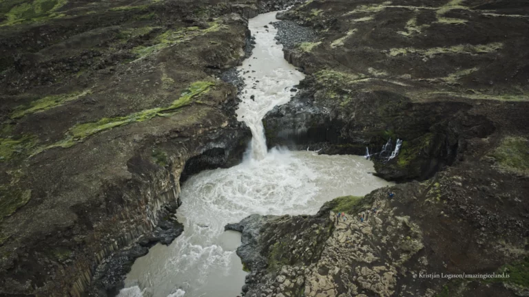Aldeyjarfoss waterfall