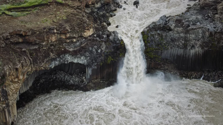 Aldeyjarfoss waterfall