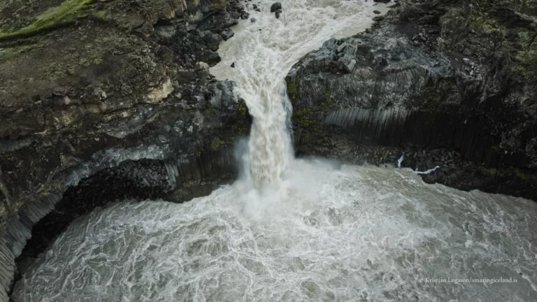 Aldeyjarfoss waterfall