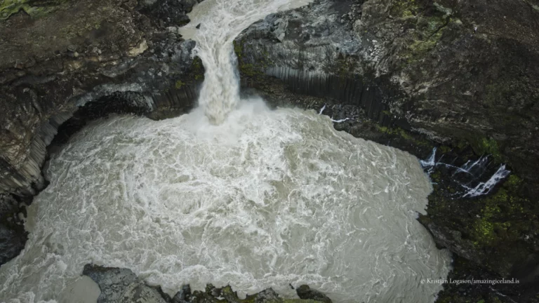 Aldeyjarfoss waterfall