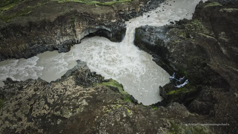 Aldeyjarfoss waterfall