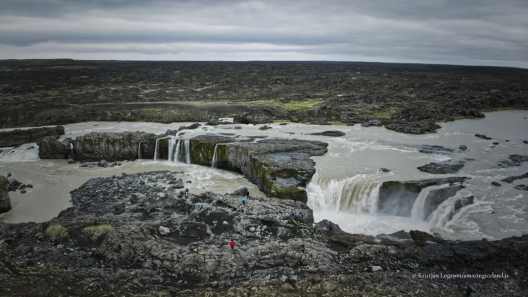 Hrafnabjargafoss waterfall