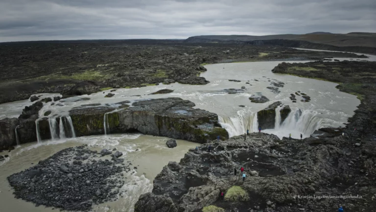 Hrafnabjargafoss waterfall