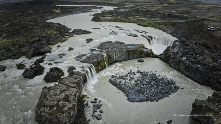 Hrafnabjargafoss waterfall