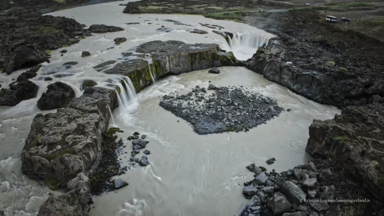 Hrafnabjargafoss waterfall