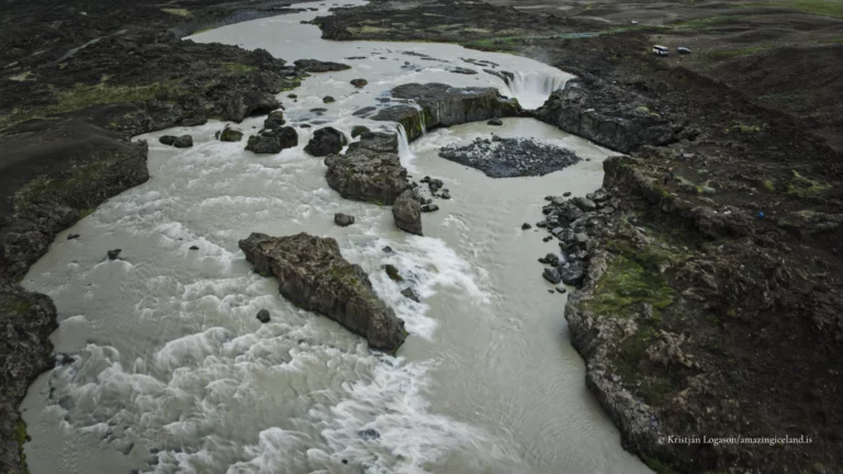 Hrafnabjargafoss waterfall