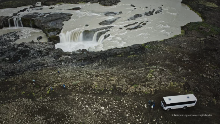 Hrafnabjargafoss waterfall