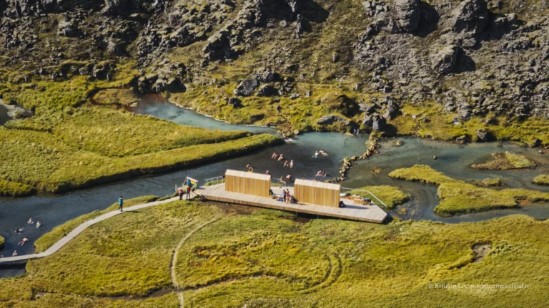 Landmannalaugar is one of Iceland’s most geologically expressive landscapes: a highland basin of rhyolite mountains, lava fields, geothermal activity, and braided rivers within the Fjallabak Nature Reserve. Located at the northern end of F208, the area is internationally known for its colour-rich mountains and natural hot spring, but its deeper significance lies in how clearly it reveals the interaction between volcanism, tectonics, water, and time.