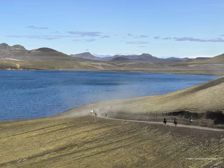 Frostastaðavatn is a shallow highland lake within the Fjallabak Nature Reserve, located directly beside F208 just south of Landmannalaugar. Surrounded by rhyolite mountains, lava fields, and geothermal terrain, the lake is less about dramatic scale and more about balance—water acting as a reflective pause within one of Iceland’s most geologically complex regions.