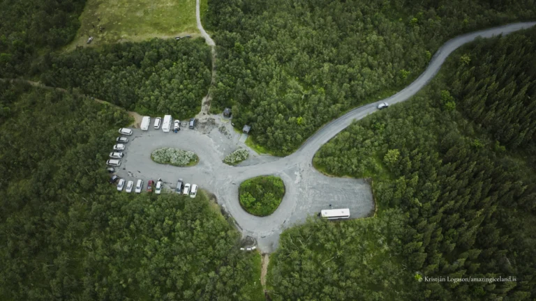 Ásbyrgi is a canyon that resists ordinary explanation at first glance.