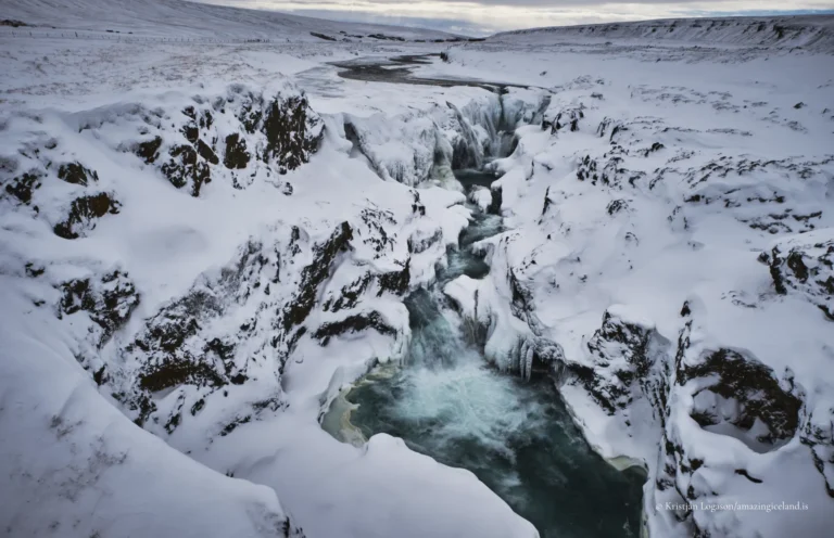 Kolugljúfur is a canyon shaped by persistence rather than catastrophe