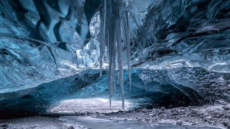 Crystal Blue Ice Cave Adventure 001